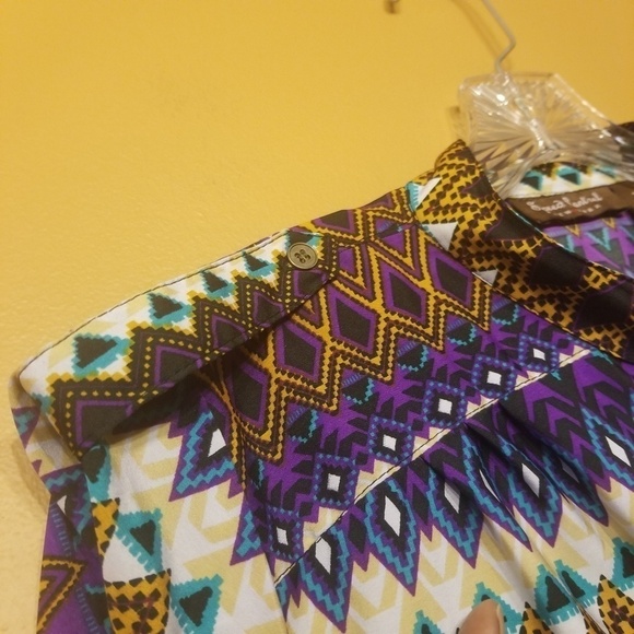 Speed Control | Women's Short Sleeve Geometric Print Dress (Size 3X) - Picture 6 of 8